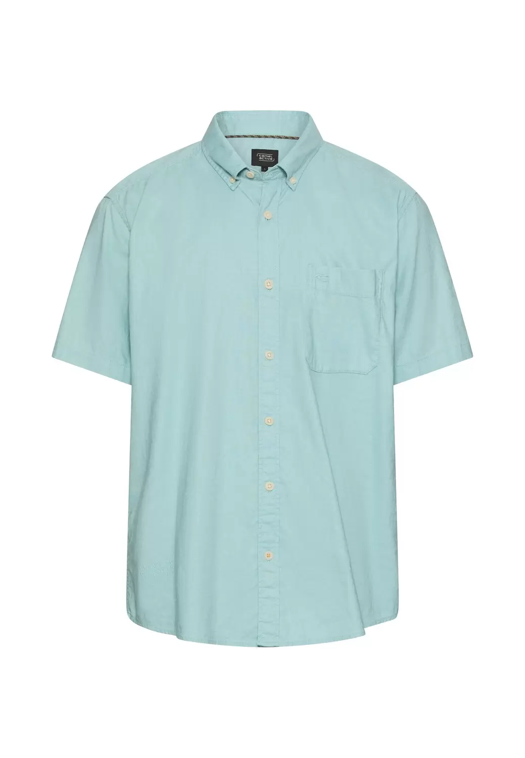 Kurzarmhemd aus Leinenmix