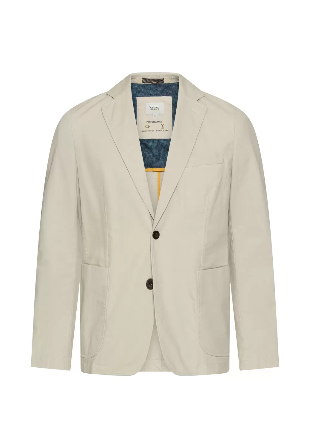 Elastisches Sakko mit Sicherheitstasche