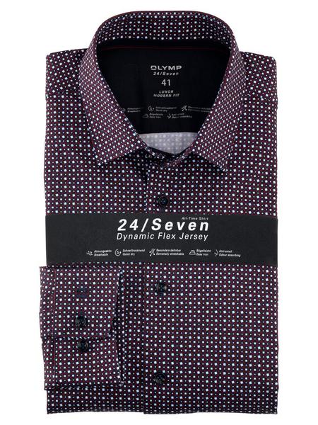 1234/84 Hemden - 37/bordeaux