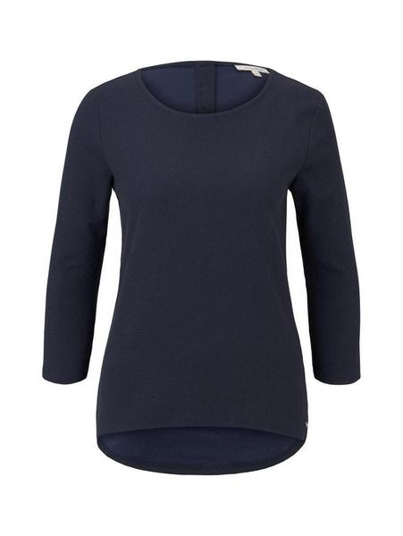 easy structured shirt - 10360/Real Navy Blue