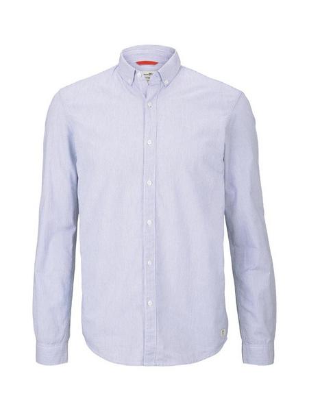 check and stripe shirts - 21565/white blue thin st