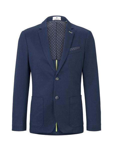 Jersey structure blazer - 22260/navy diamond struc