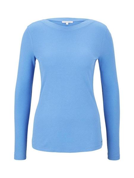 basic rib tee - 17723/water sport blue