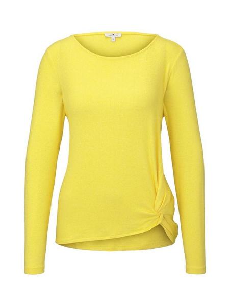 T-Shirt cosy crew neck - 21841/jasmine yellow mela