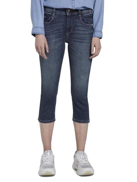Tom Tailor Kate capri - 10125/random bleached  blu