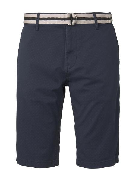 printed bermuda - 21900/blue dot minimal design