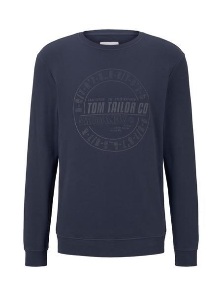 mit großflächigem Logo-Print auf der Brust