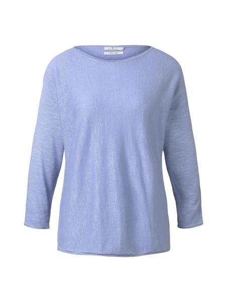 sweater linen batwing - 12819/Parisienne Blue
