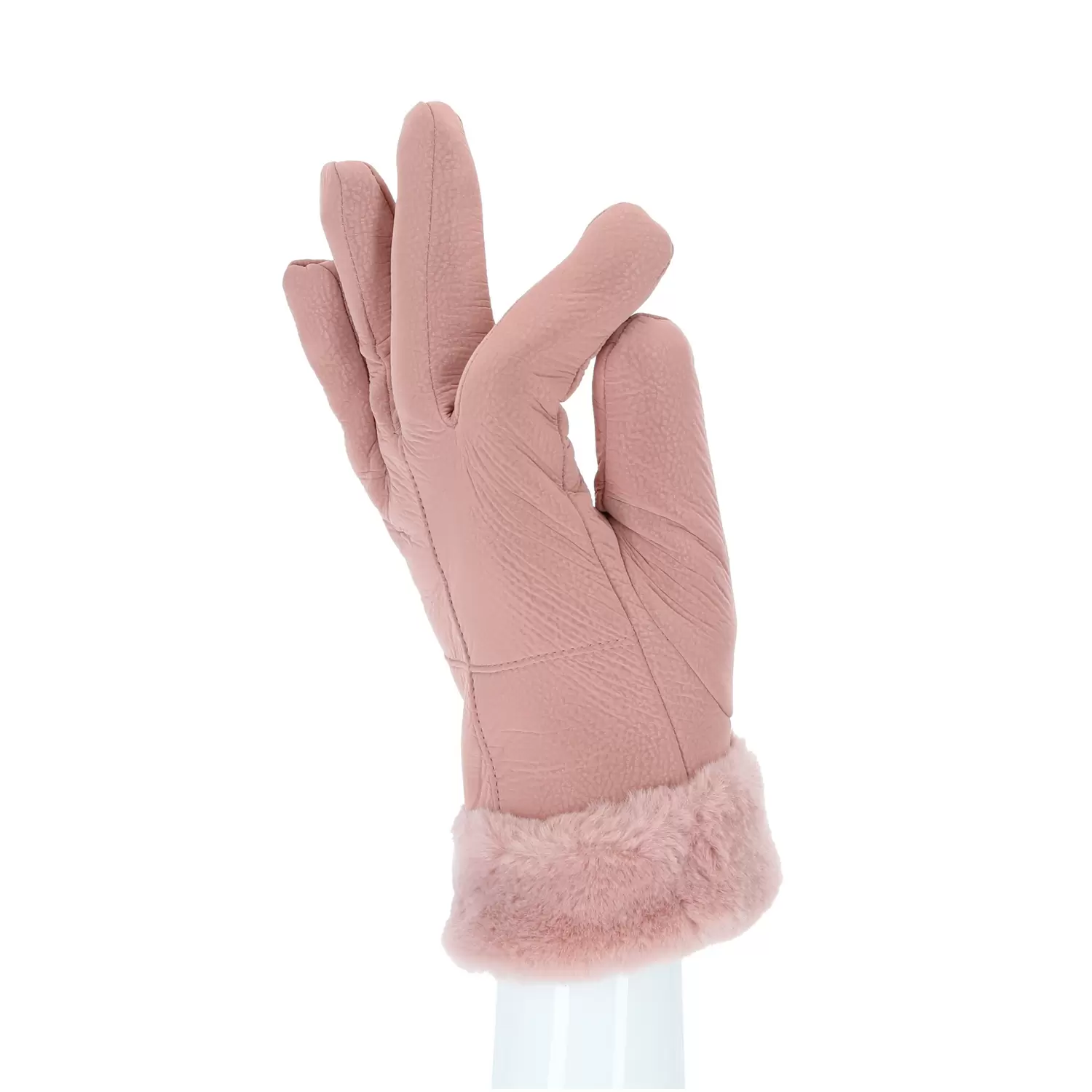 Handschuhe Pelzoptik
