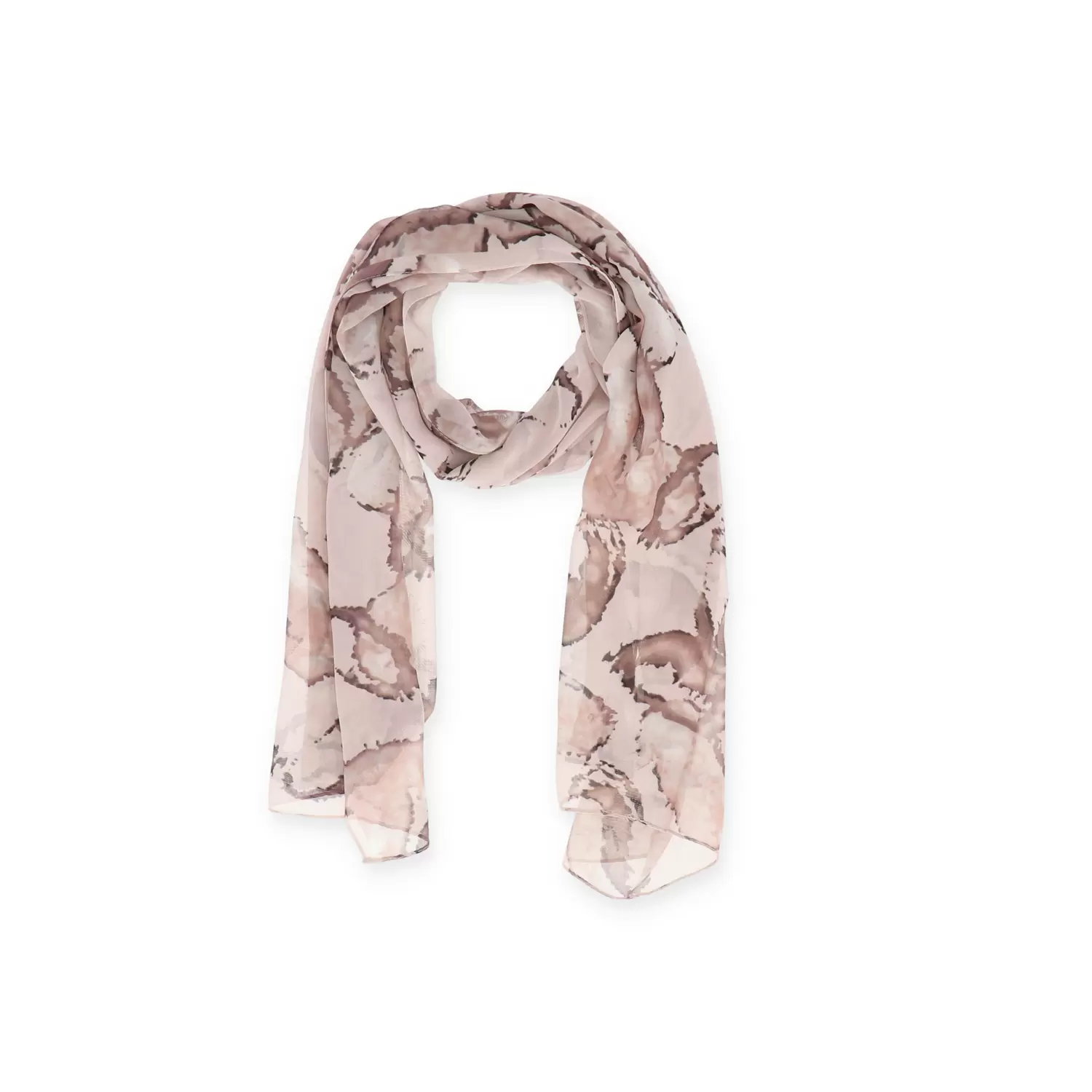 160x50 Schal Chiffon Painting