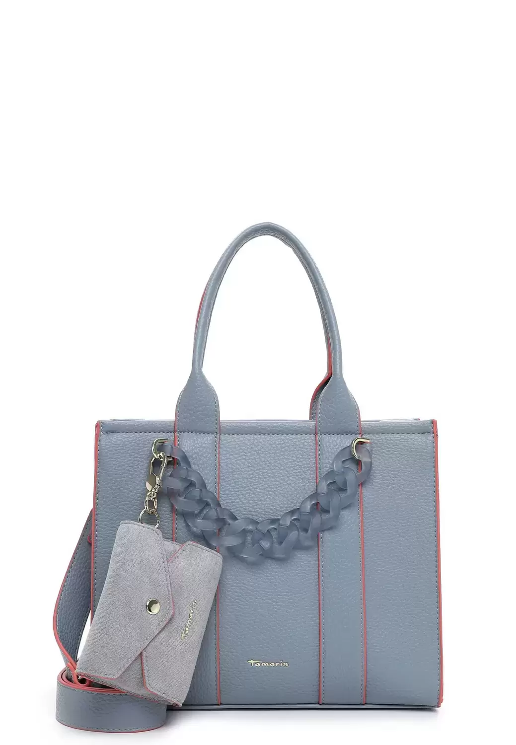 Tote Bag Handtasche UmhÃ¤ngetasche Blau Tamaris Uni UmhÃ¤ngetasche