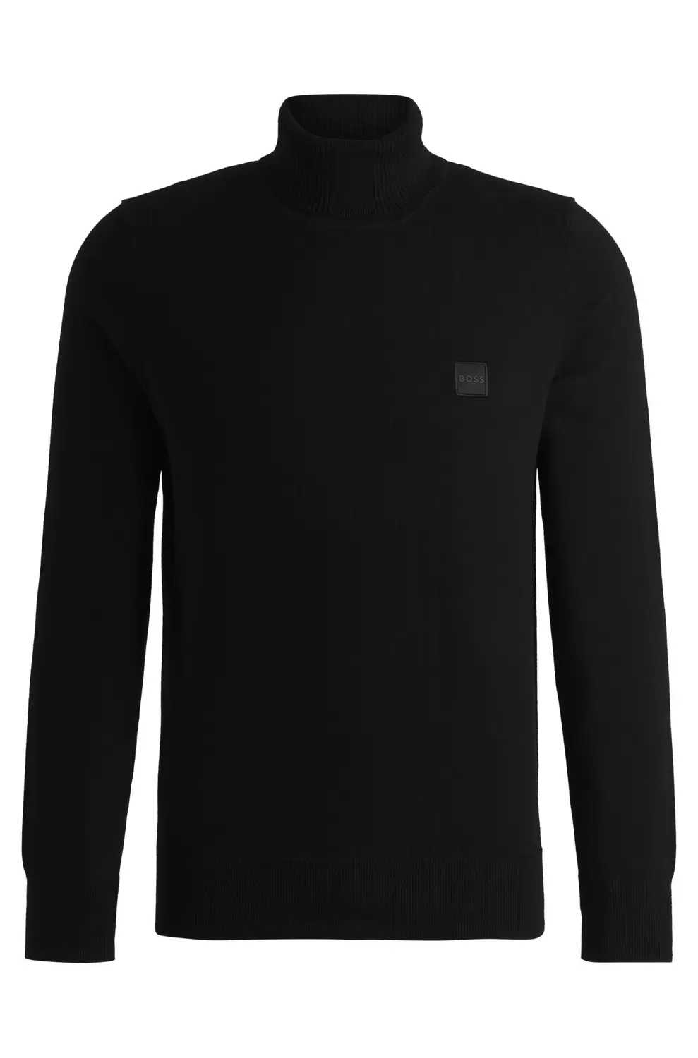 Akiro Rollkragen-Strickpullover mit Kaschmir-Anteil Schwarz