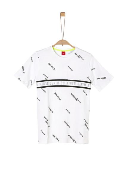 T-Shirt kurzarm - 01B6/white AOP