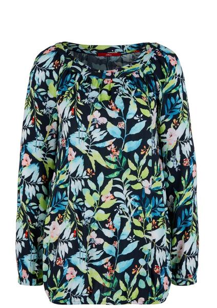 Bluse langarm - 59A2/navy AOP