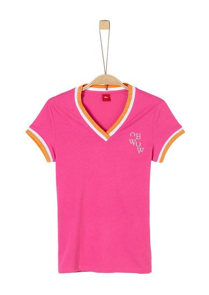 T-Shirt kurzarm - 4464/purple/pin