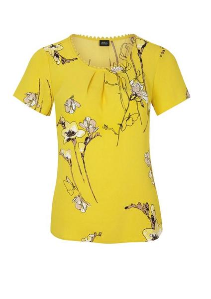 Bluse kurzarm - 14B3/FLOWER PRI