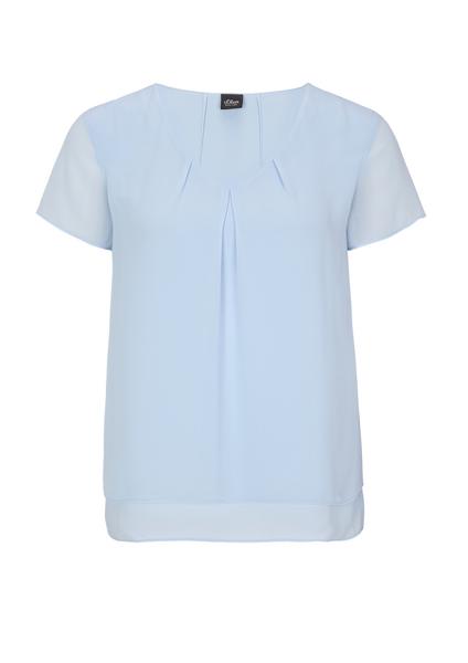 Bluse kurzarm - 5078/blue