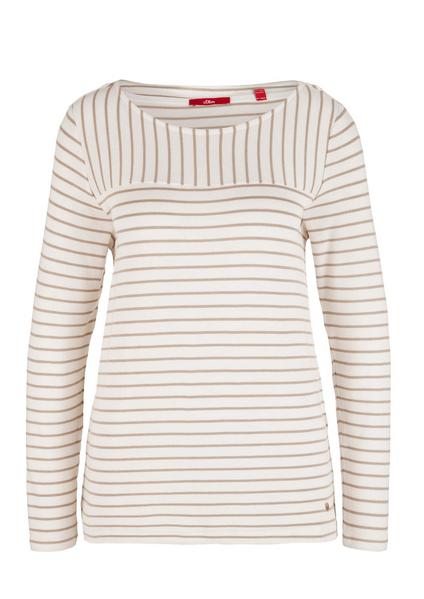 T-Shirt langarm - 84G5/burnt cogn