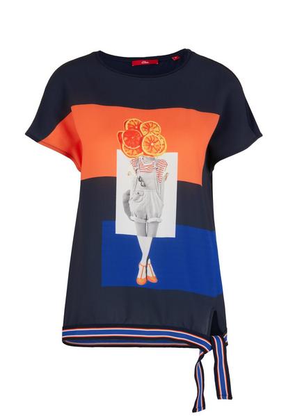 T-Shirt kurzarm - 59D2/navy place