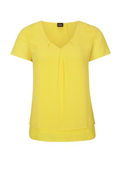 Bluse kurzarm - 1506/COOL YELLO