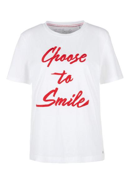 T-Shirt kurzarm - 01D1/white prin