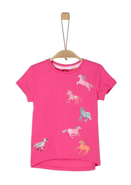 T-Shirt kurzarm - 4464/purple/pin