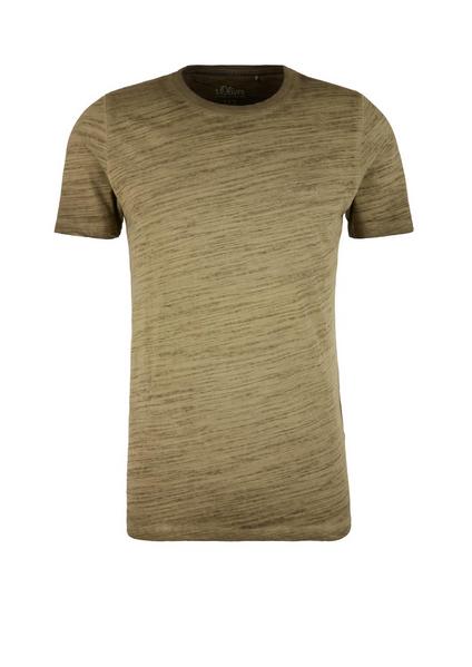 T-Shirt kurzarm - 7860/burnt oliv