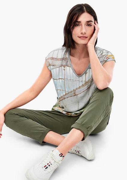 T-Shirt kurzarm - 94E1/grey melan