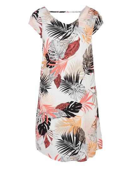 Kleid kurz - 02A3/creme AOP