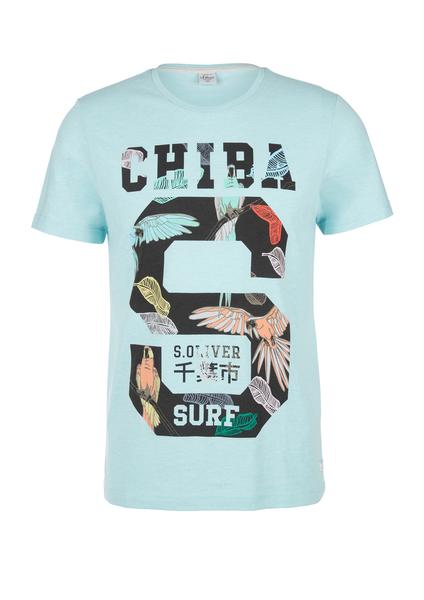 T-Shirt kurzarm - 6242/turquoise