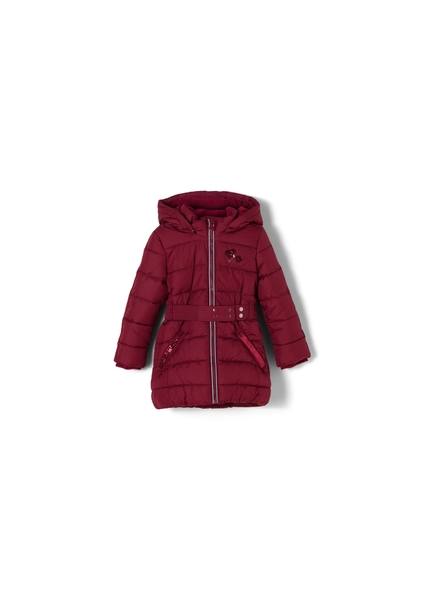 Mantel langarm - 4637/KARMINROT