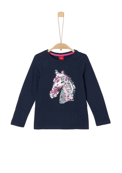 T-Shirt langarm - 5952/dark blue