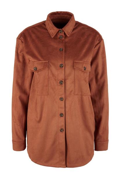 Bluse langarm - 8757/brown