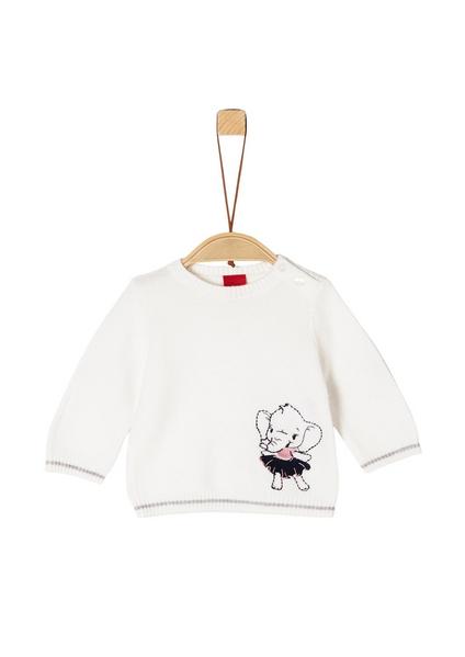 Pullover langarm - 0210/Ecru