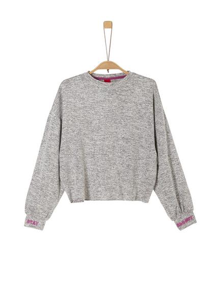 T-Shirt langarm - 94W7/Grey Melan