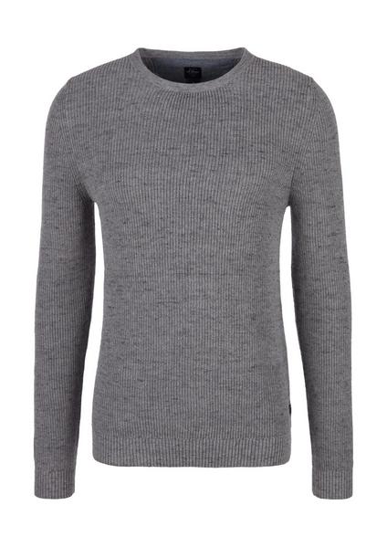Pullover langarm - 92W0/light grey