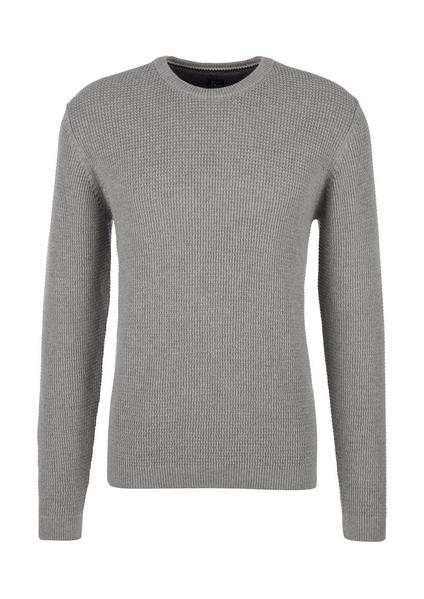 Pullover langarm - 9222/light grey