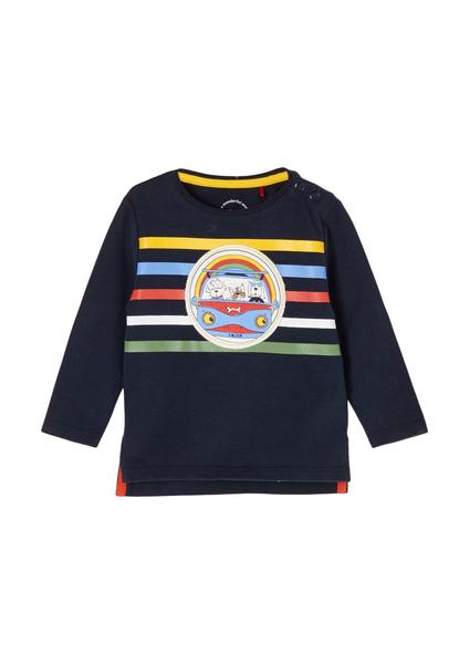 T-Shirt langarm - 5952/Blue