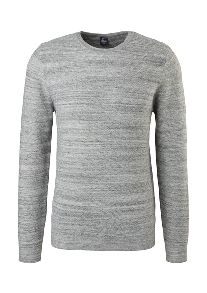Pullover langarm - 98W0/black mela