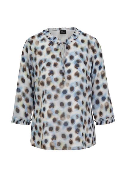 Bluse 3/4 Arm - 02A6/AQUARELL D