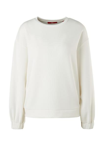 Sweatshirt langarm - 0210/Off-White
