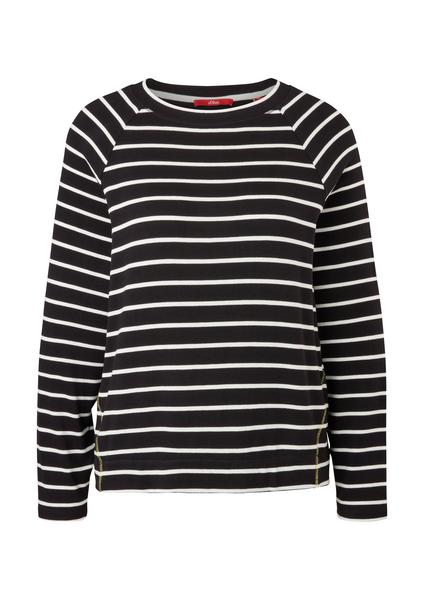 T-Shirt langarm - 99G6/Black Stri