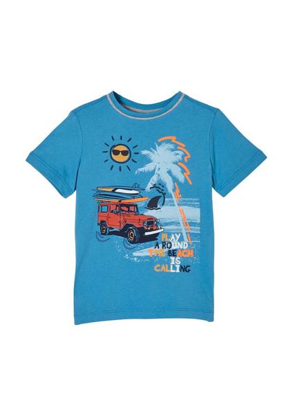 T-Shirt kurzarm - 6435/petrol