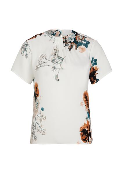 Bluse kurzarm - 02A4/FLOWERS PR