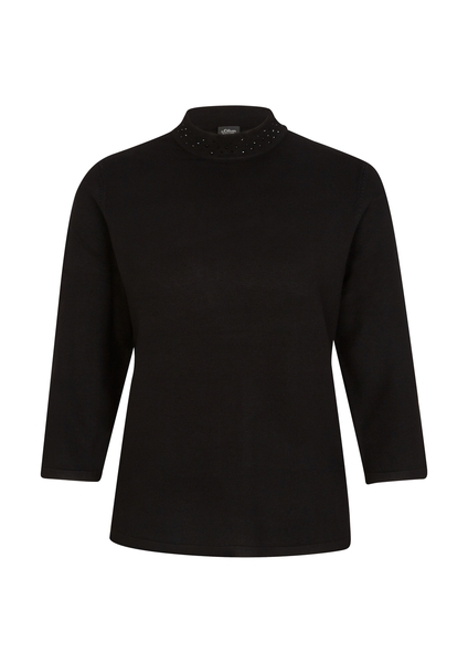 Pullover 3/4 Arm - 9999/TRUE BLACK