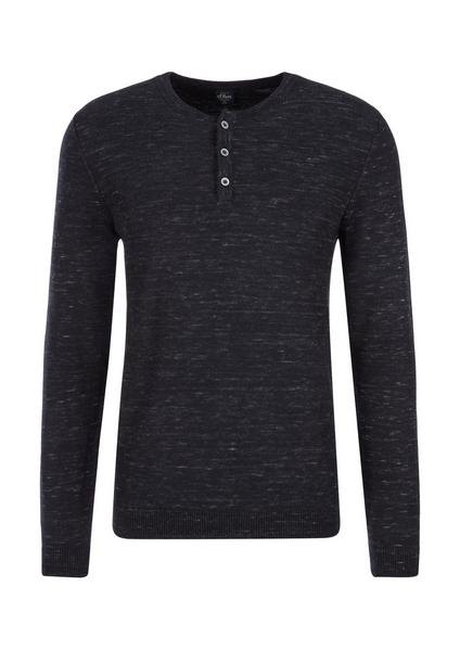 Pullover langarm - 98W0/black mela