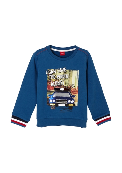 Sweatshirt langarm - 5435/blue