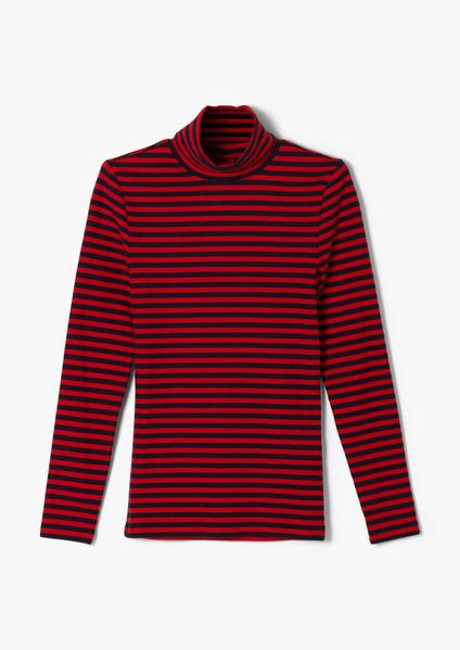 T-Shirt langarm - 31G1/red stripe