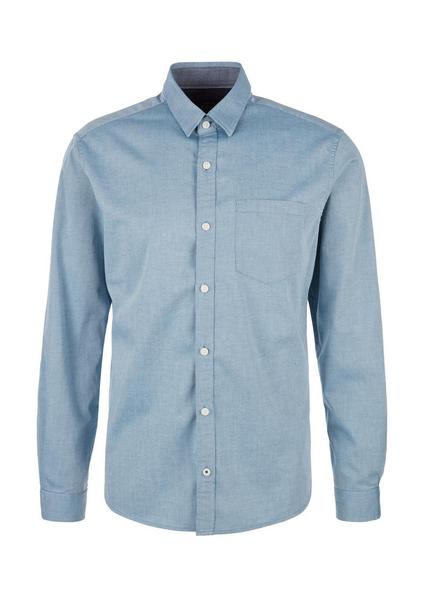 Hemd langarm - 6923/petrol