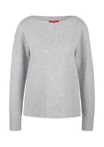 Pullover langarm - 9400/grey melan